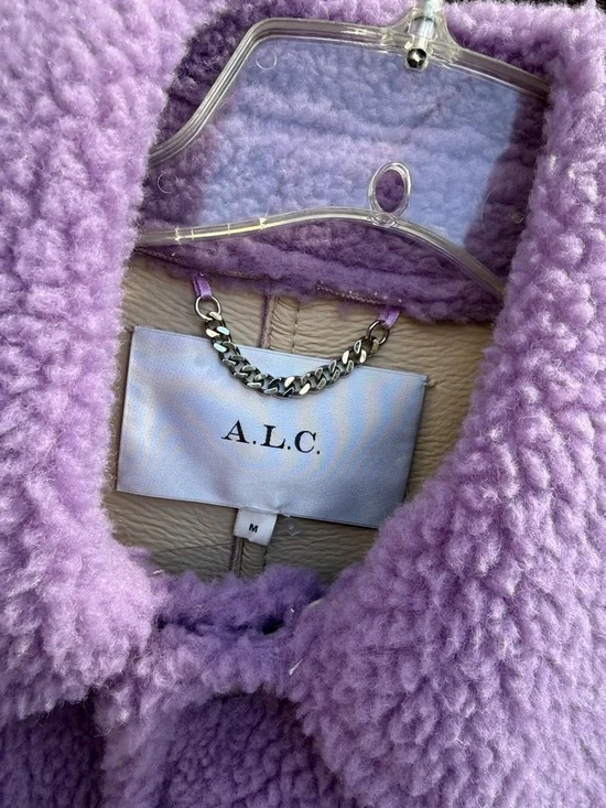 A.l.c. Faux fur coat wool blend - Picture 7 of 7